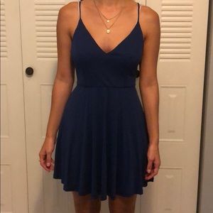 Lulus skater dress with back detail